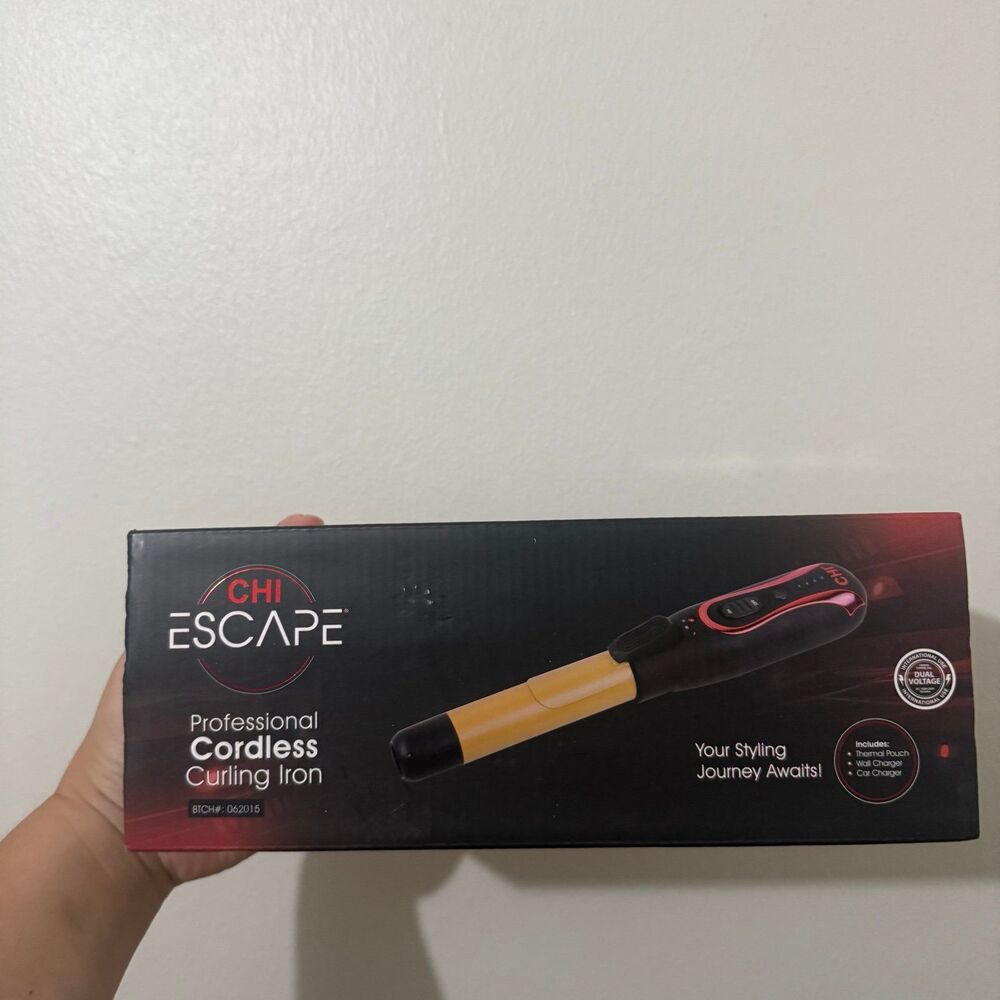 Chi Escape professional cordless curling iron